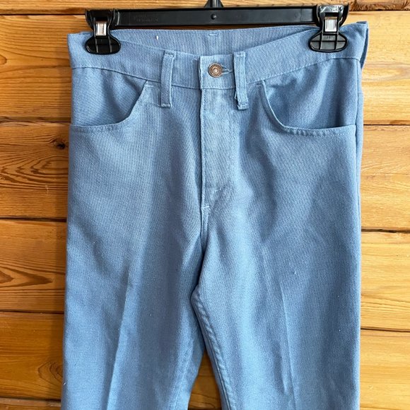 Levi's Vintage 60s / 70s STA-PREST Blue High Rise Pants - Picture 6 of 10